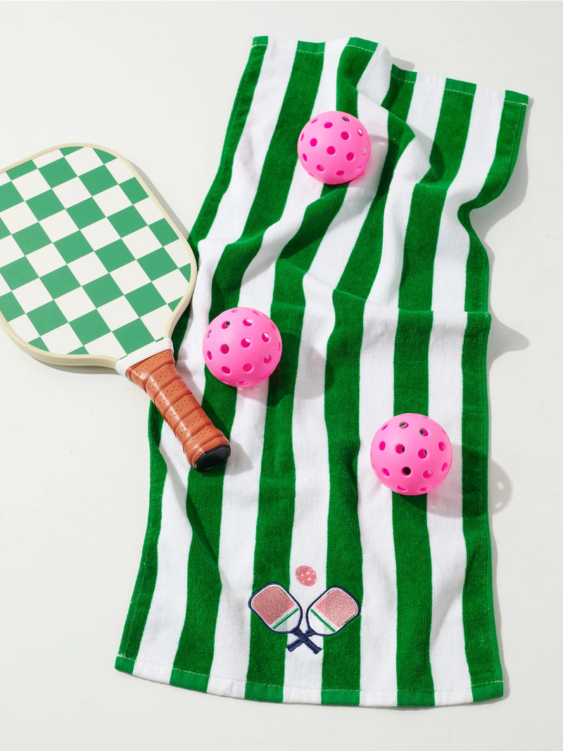 Paddles Stripe Pickleball Towel