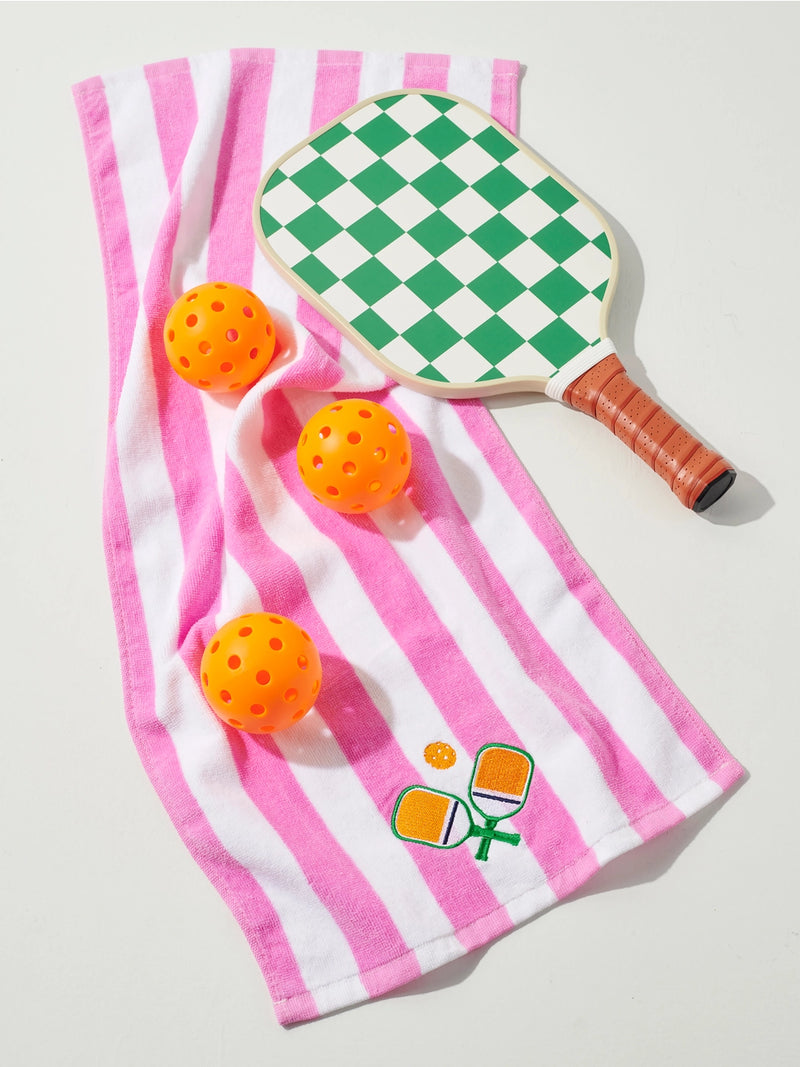 Paddles Stripe Pickleball Towel